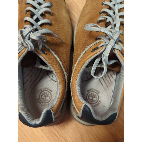 Timberland Outdoor Performance Shoe Sneaker Mens 7M Brown Lace Up Vibram - Picture 9 of 11